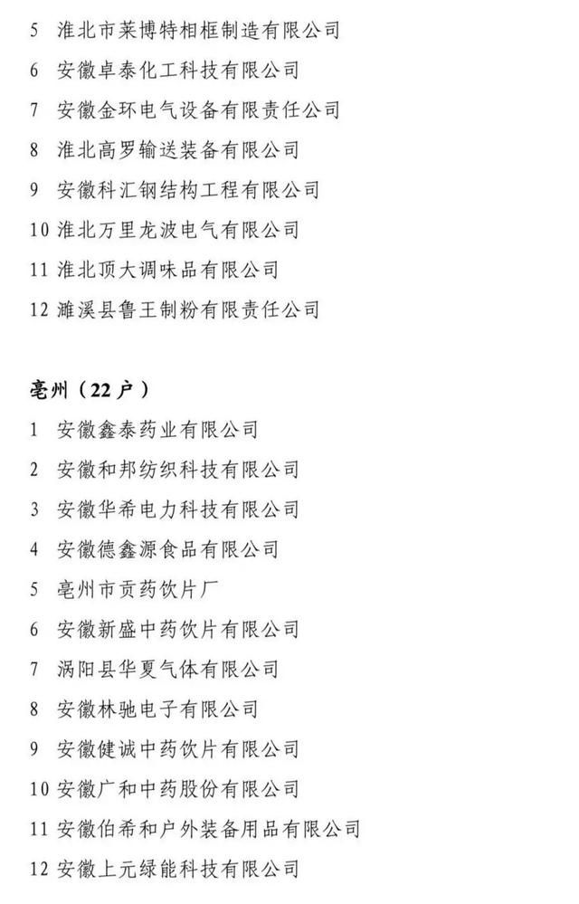 擬認(rèn)定2019年安徽省“專精特新”中小企業(yè)名單的公示