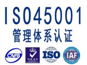 六安ISO45001認(rèn)證